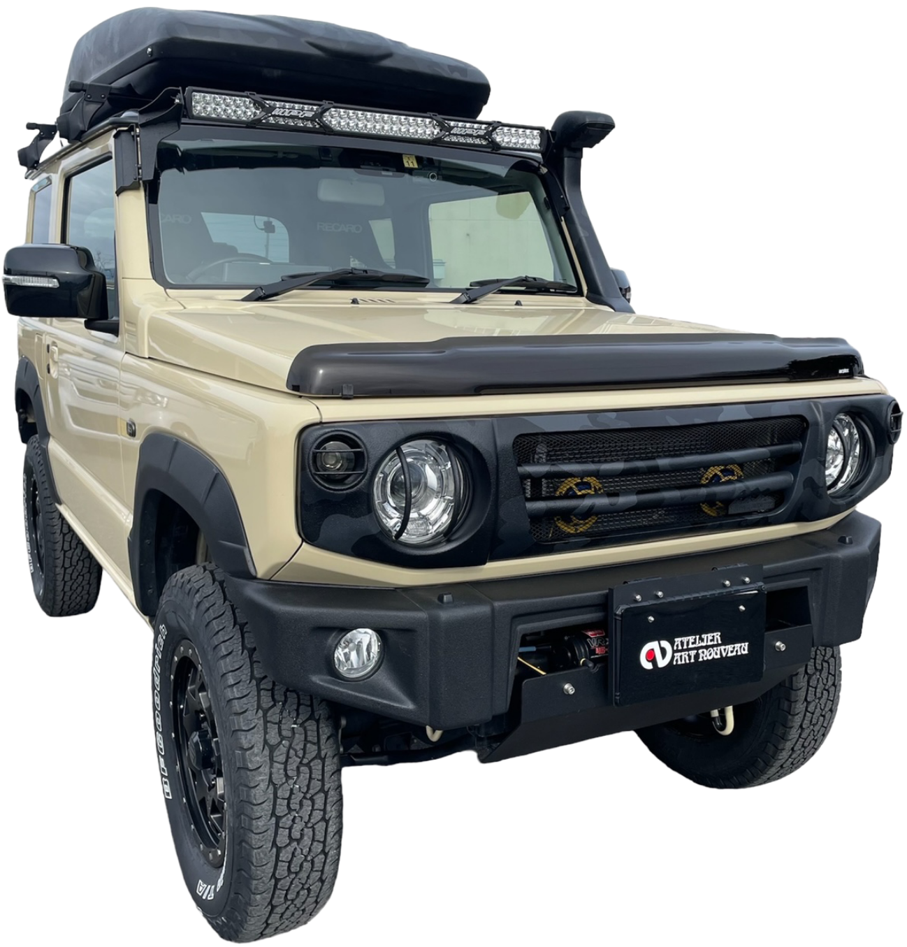 Jimny custom parts front view